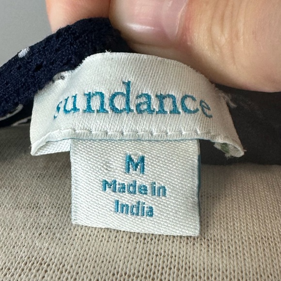 Sundance Brieia Bandana Print Sheer Button Front Dress - Picture 6 of 6